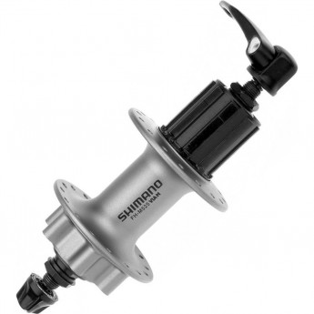 Втулка задняя SHIMANO DEORE, M525A, 36 ОТВ, 8/9СК, QR, 6-БОЛТ, ЦВ. СЕРЕБРИСТЫЙ Втулка задняя SHIMANO DEORE, M525A, 36 ОТВ, 8/9СК, QR, 6-БОЛТ, ЦВ. СЕРЕБРИСТЫЙ